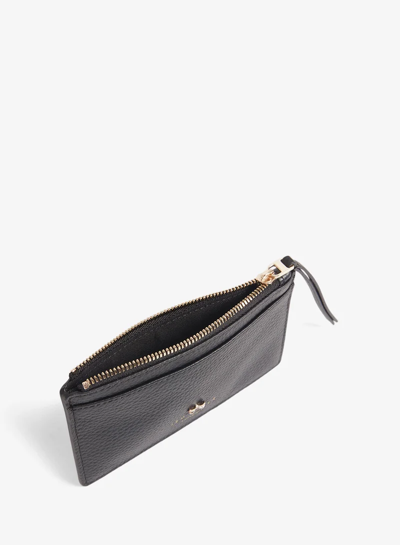 Ted Baker BLACK Bow Detail Zip Card Holder for Women | Best Price UAE