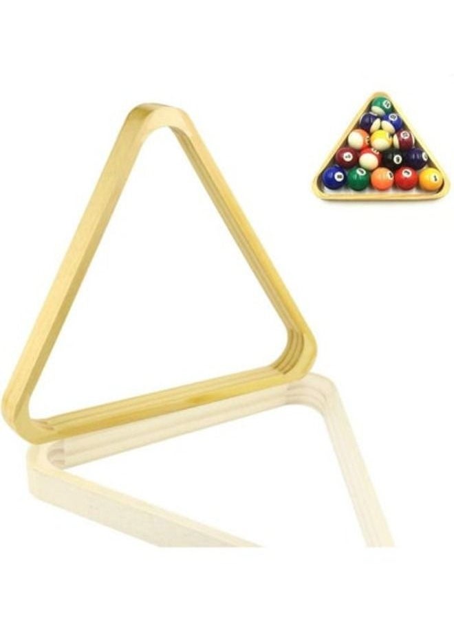 ACLIX Wood Billiard Triangle Rack 8-Ball Triangle Billiards, 8-Ball Rack, Hardwood Triangle, Holds Standard  - Image 1
