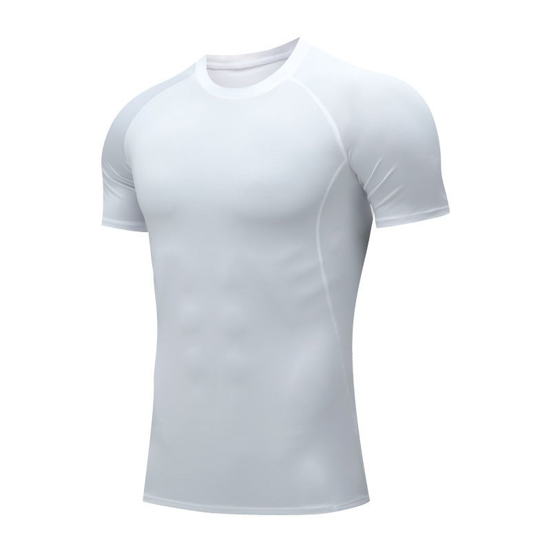 Men's Compression Shirt Breathable Quick-Dry Stretch Training Top - Image 3