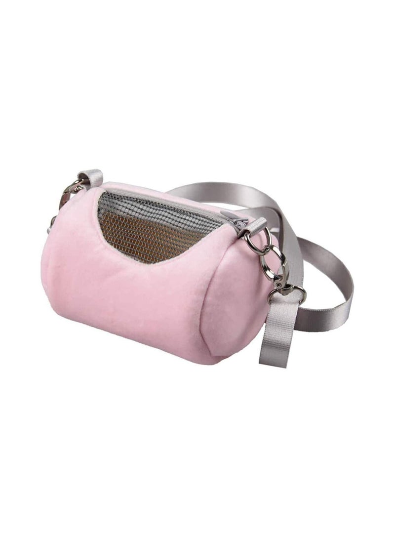 SYOSI Hamster Carrier Bag Portable Breathable Pet Carrier Bag Hamster House Squirrel Winter Warm Cage Nest Squirrel Accessories  - Image 1