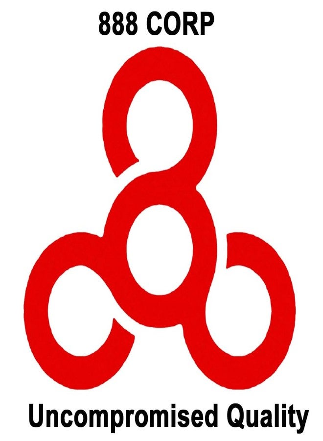 888 Corp مشابك إزاحة 1/2 بوصة شديدة التحمل مع براغي، عبوة من 100 قطعة - Image 4