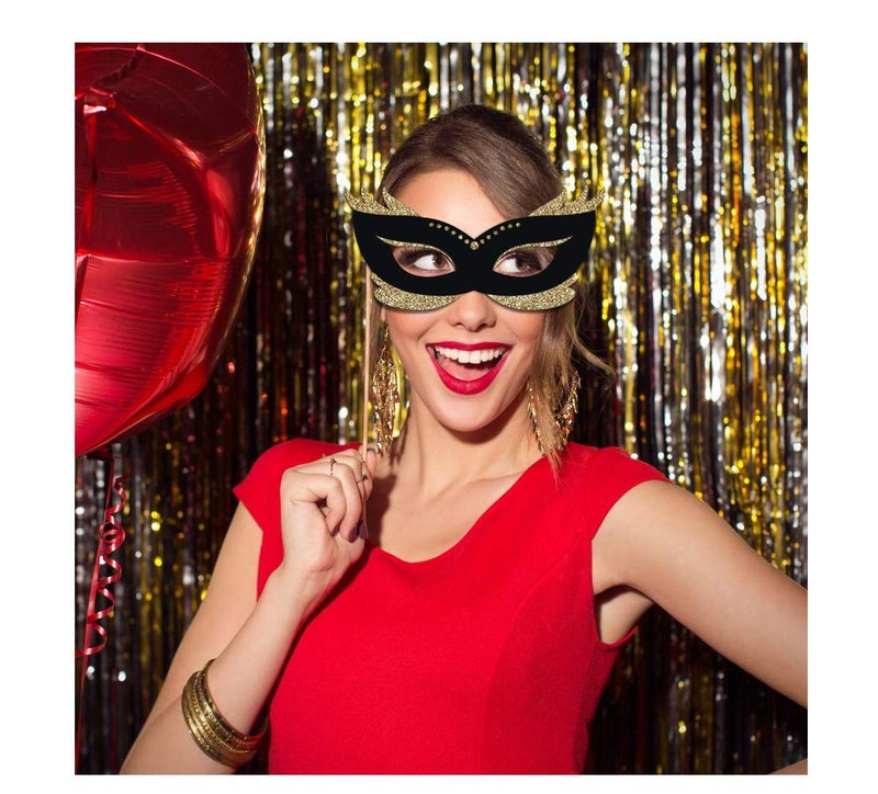Festiko® 30 Pcs 40th Birthday Photo Booth Props, 40th Birthday Decorations, 40th Birthday Party Supplies - Image 5