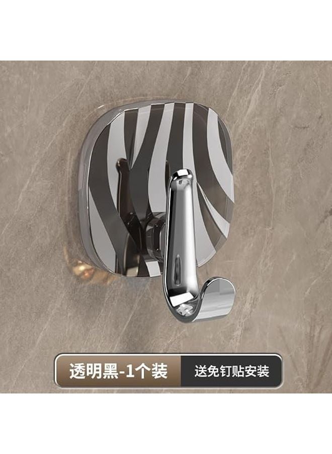 خطافات لاصقة فضية 4 قطع بدون ثقب ولا تترك أثر خطافات بلاستيكية قوية للمطبخ - Image 3