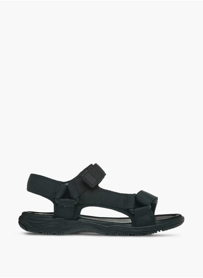 ال بي ال من شو اكسبرس Boys Textured Sandals With Hook And Loop Closure