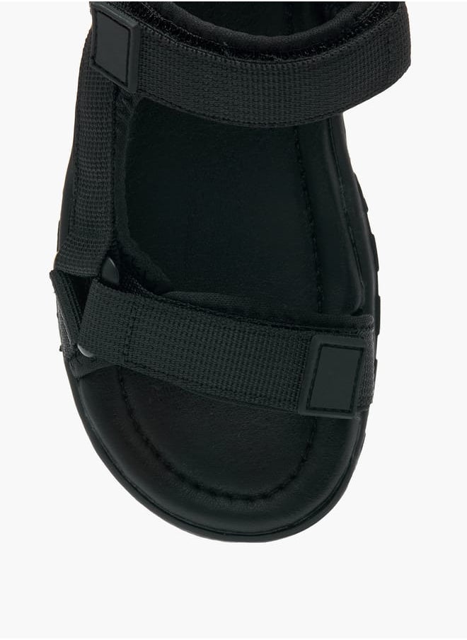 LBL by Shoexpress - Boys Textured Sandals With Hook And Loop Closure - Image 1