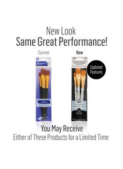 FolkArt FolkArt Plaid Nylon Brush Set, 50559 Brown (3-Piece)  - Image 2