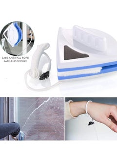 ELTRAZONE Coppel-Sided Magnetic Window Cleaning Brush – Double-Sided Glass Cleaner with Anti-Drop Rope for Safe & Efficient Window Cleaning – Perfect for 3-10mm Glass Thickness, Dual-Sided Magnetic Design for Easy Use on Both Sides of the Glass  - Image 3