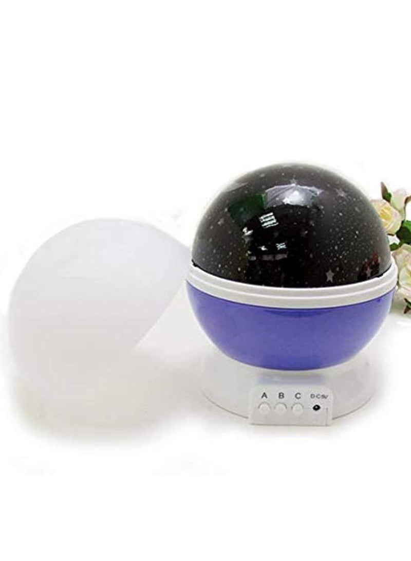 Romantic Rotating Star Moon Sky Rotation Night Projector Light Lamp - Image 3