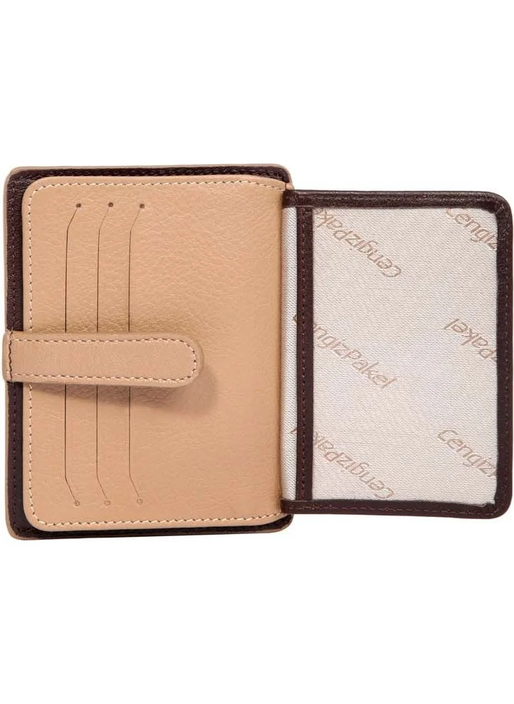 Cengiz Pakel Leather Brown-Soil Card Holder