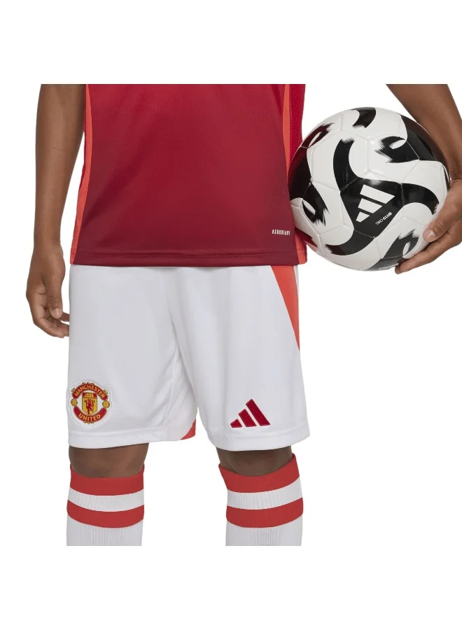 adidas شورت كرة قدم أبيض للأولاد MUFC H Sho Y 128