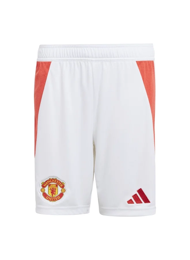 Adidas Adidas Mufc H Sho Y White Football Shorts For Boys 128
