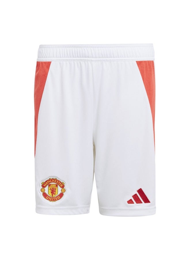 Adidas Adidas Mufc H Sho Y White Football Shorts For Boys 128  - Image 2