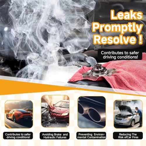 Solary Smoke Machine Automotive Tool - Fuel Leak Detectors Tester | Built-in Air Compressor Motor - Image 4