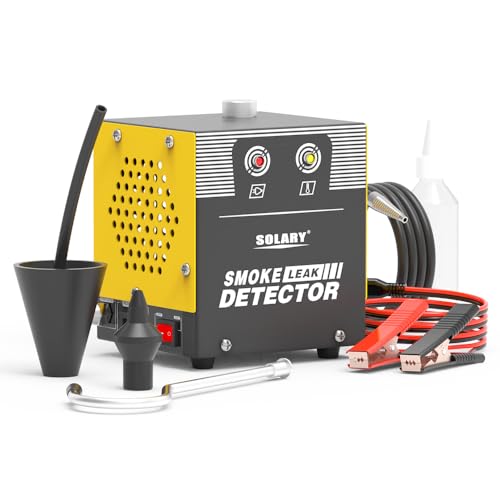 Solary Smoke Machine Automotive Tool - Fuel Leak Detectors Tester | Built-in Air Compressor Motor - Image 1