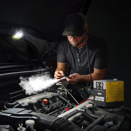 Solary Smoke Machine Automotive Tool - Fuel Leak Detectors Tester | Built-in Air Compressor Motor - Image 5