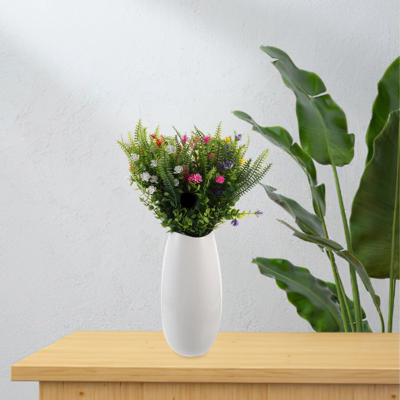 5Pcs Artificial Flowers Outdoor Fake Flowers No Fading Floral Artificial Plant Wedding Decor - Image 4