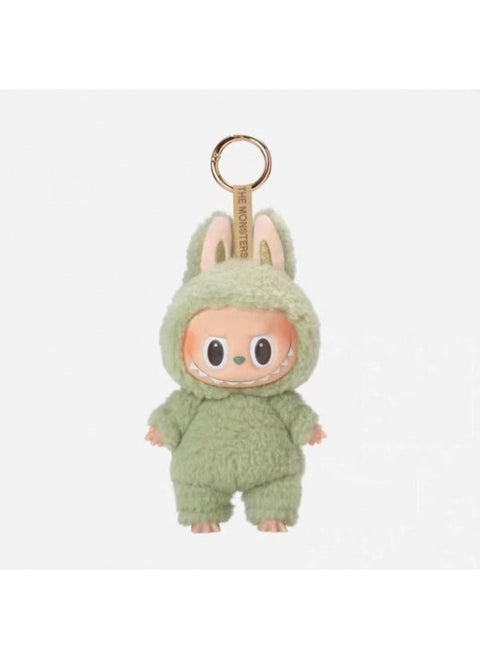 LABUBU Labubu Generation Of The Motherland Macarons Bubble Series Fun Blind Box Vinyl Face Plush Doll-Color:Green-Height:15cm
