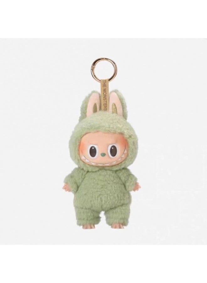 Generic - LABUBU Labubu Generation Of The Motherland Macarons Bubble Series Fun Blind Box Vinyl Face Plush Doll-Color:Green-Height:15cm - Image 1
