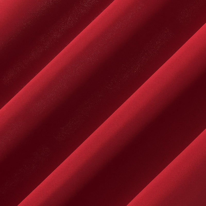 صن زيرو حزمة من 2 ألواح ستائر Soho عالية الكفاءة في استهلاك الطاقة ومانعة للضوء، مقاس 54" × 84"، لون أحمر - Image 3