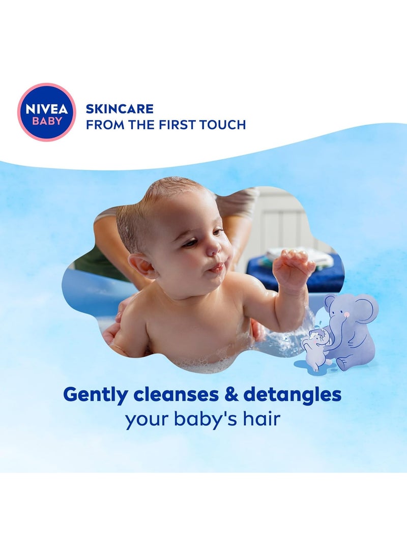 Nivea Baby Shampoo Gentle And Mild, With Almond Milk & Vitamins B5, C, E, 500m - Image 2