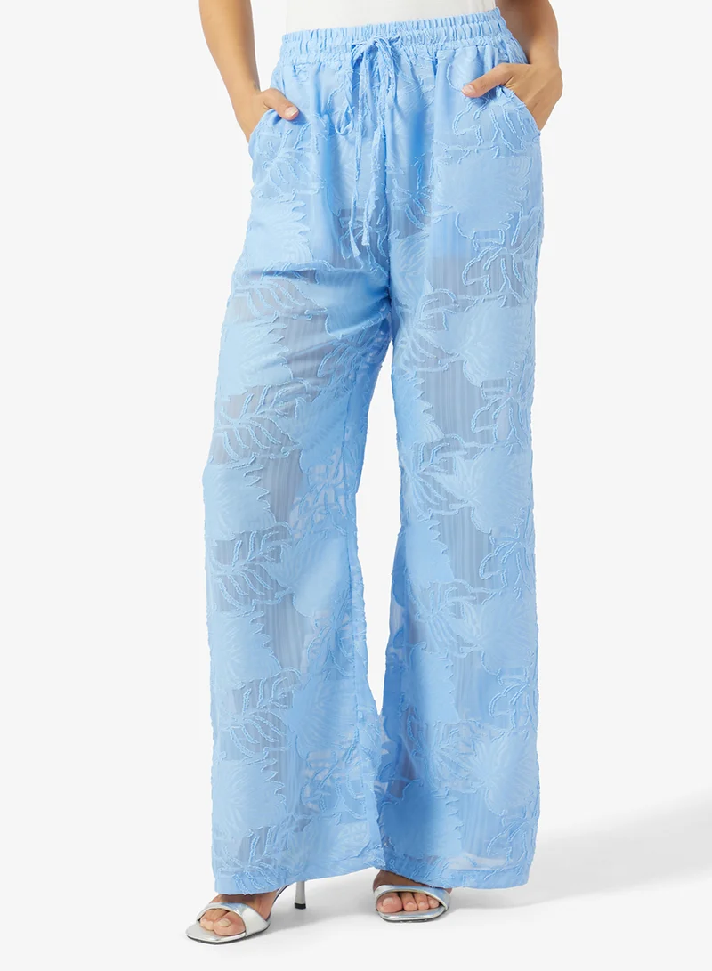 Ella  Sheer Shirt & Pant Coord Set for Women | Best Price UAE