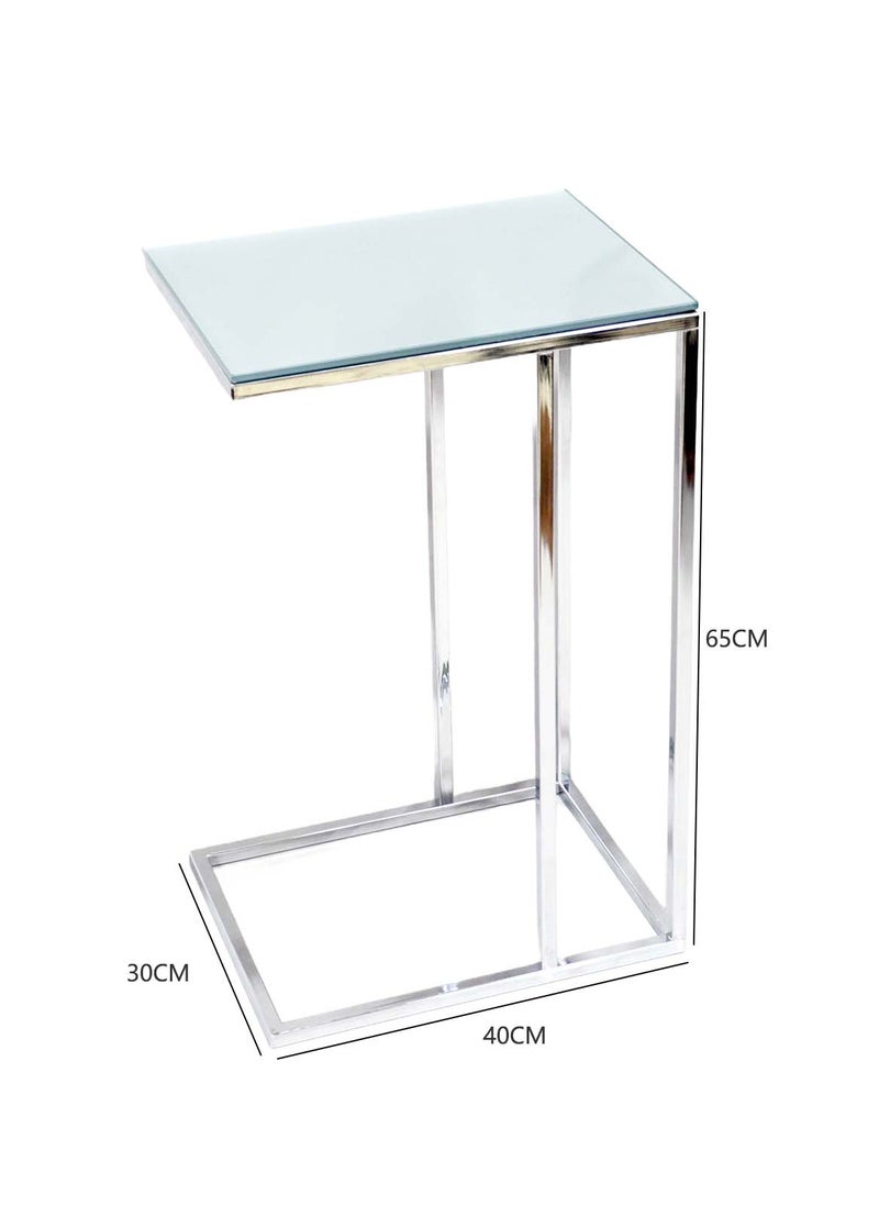 Sharpdo Square Coffee Table, Simple Modern Living Room, Home Tempered Glass, Light Luxury Style Side Table - Image 4