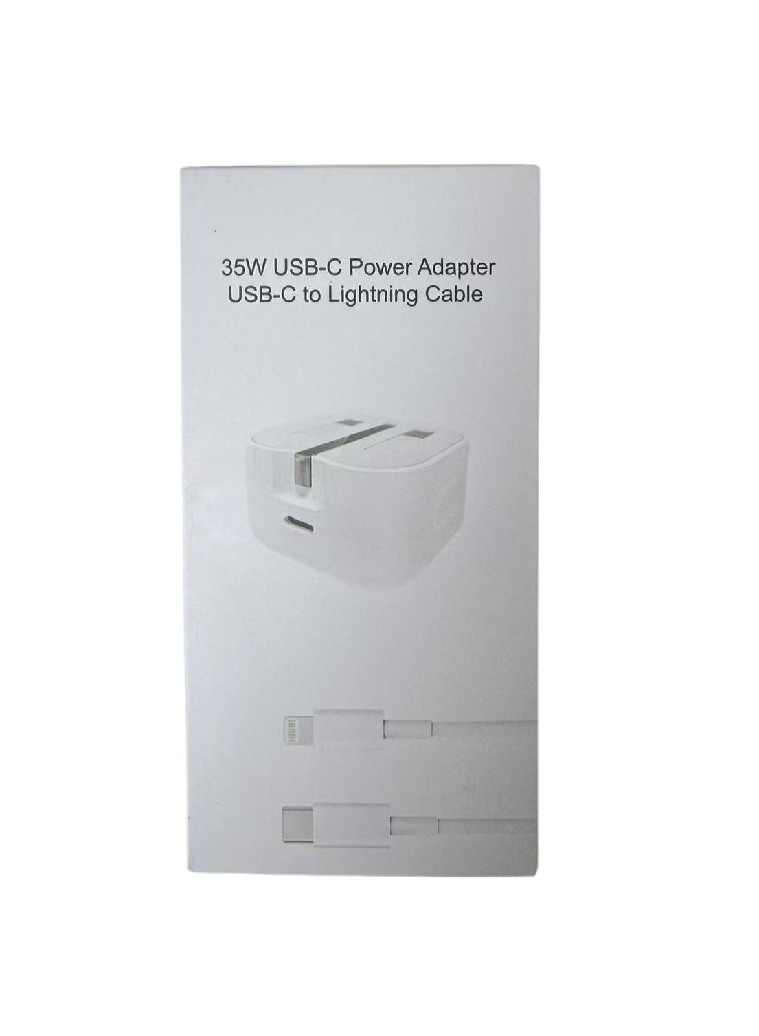 Mobile phone 35w PD 4.0 wall charger plug with 1M iPhone fast charging cable USB C fast charger charging cable and plug, iPhone fast charger compatible with mobile phones iPhone15 and below models