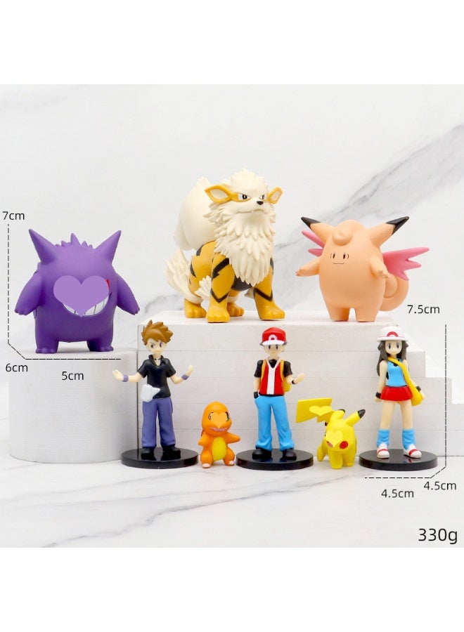 HALAMODO 8-PCS Anime Creature Action Figure Set - 7cm PVC Desktop Model Toys, Collectible Decoration Ornaments, Perfect Birthday Gift For Boys And Girls - Image 3