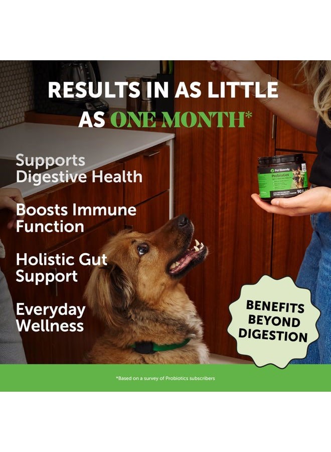 Pet Honesty 6 Billion CFU Dog Probiotics with Prebiotics, Digestive Enzymes, & Fiber - Relief for Occasional Diarrhea, Gas, Bloating & Itchy Skin - Daily Gut Health & Immune Support for All Dogs (Pumpkin, 180 ct) - Image 2