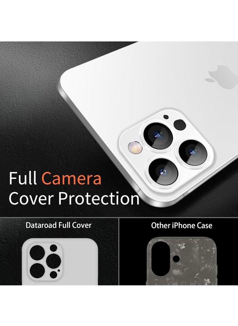 JAJEEK Dataroad for iPhone 16 Pro Max Slim Case, 0.2mm Fit [Paper-Thin] Lightweight Matte Finish PP Back Protection, Anti-Fingerprints & Yellowing, Compatible with iPhone 16 Pro Max 6.9-Inch - Transparent White - Image 2