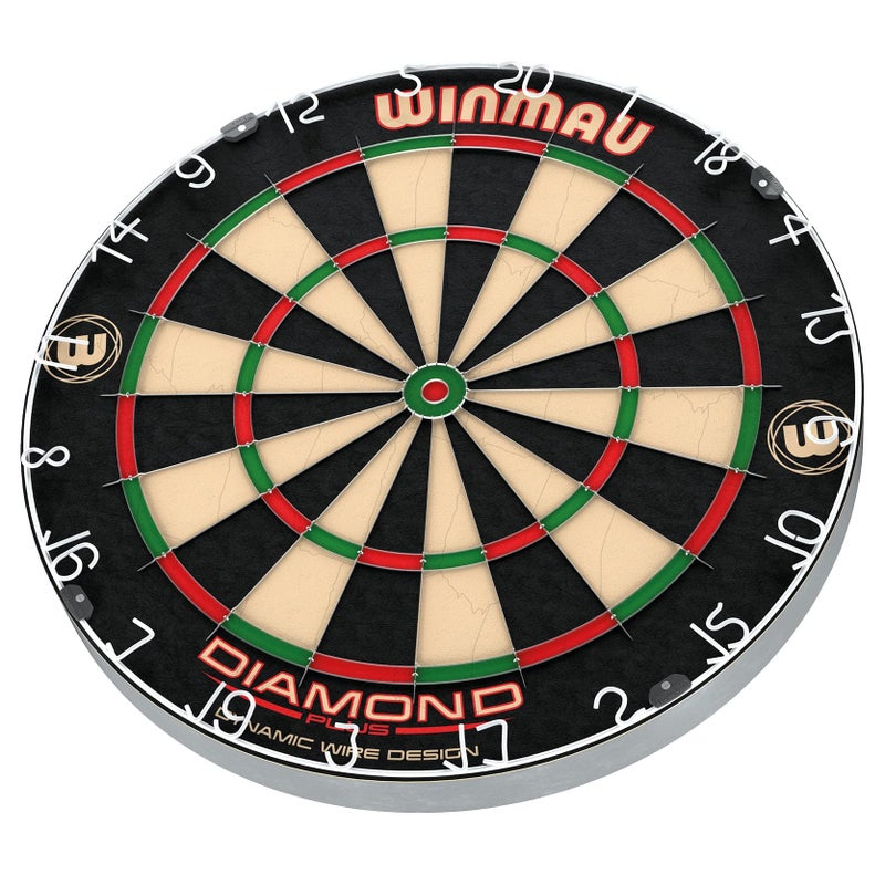 Winmau لوحة رمي السهام وينماو دايموند بلس - لوحة رمي سهام مصنوعة من شعر الخنزير بمواصفات رسمية للبطولات - معتمدة من قبل الـ PDC - ملحق رمي سهام احترافي - Image 3