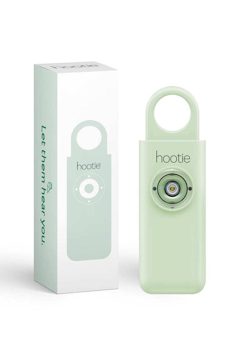 Hootie Personal Safety Alarm, Personal Alarms for Women, Men, & Kids Personal Alarm - Keychain Alarm, Self Defense Alarm, Security Alarm Keychain with 130dB Self Defense Siren & Strobe Light - Mint - Image 1