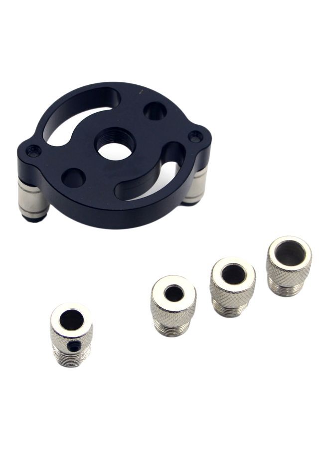 NIBEMINENT 5-Piece Straight Hole Puncher Set Black/Silver 22x4.50x9.50centimeter - Image 1