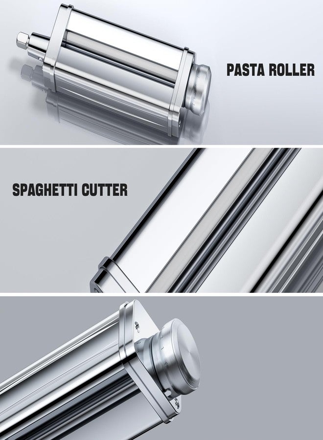 GuanQiao Pasta Maker Attachment for all KitchenAid Stand Mixer, including Pasta Sheet Roller - Image 4