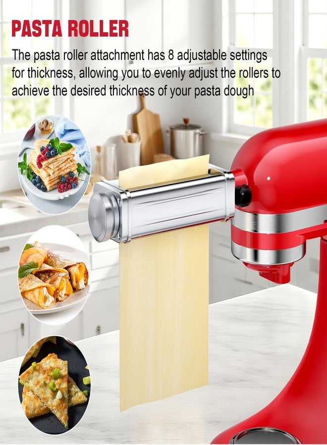 GuanQiao Pasta Maker Attachment for all KitchenAid Stand Mixer, including Pasta Sheet Roller - Image 5