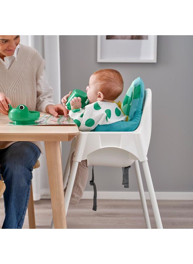 erorex Highchair With Safety Belt, White/White - Image 3