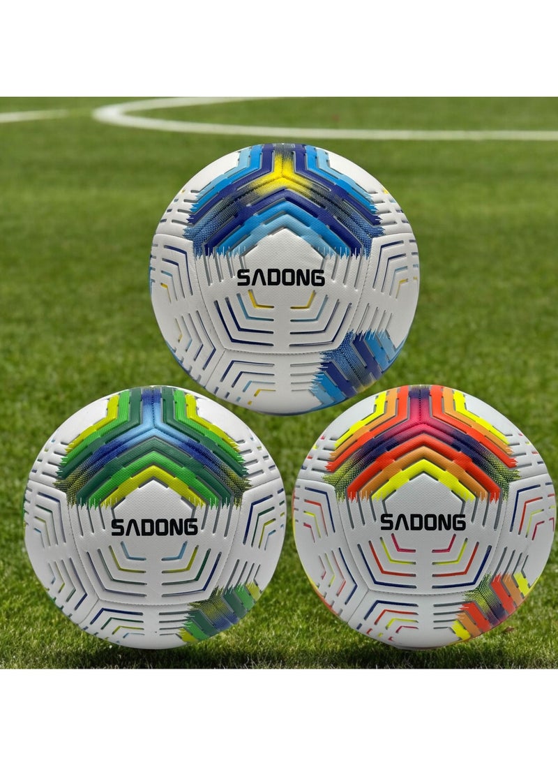 SportQ SportQ Professional Soccer Training Ball Size 5, Indoor Outdoor Soccer Training Ball for Soccer Players, Youth Soccer Fans, Training Competitions, Universal Ball  - Image 3
