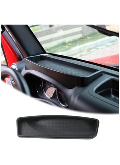 Excefore Center Console Insert Organizer Storage Tray for 2011-2018 Jeep Wrangler JK JKU, Pilot Box Secondary Storage, Black  - Image 1