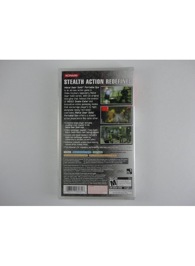 Konami معدن جير سوليد بورتابل أوبس - سوني بي إس بي - Image 2