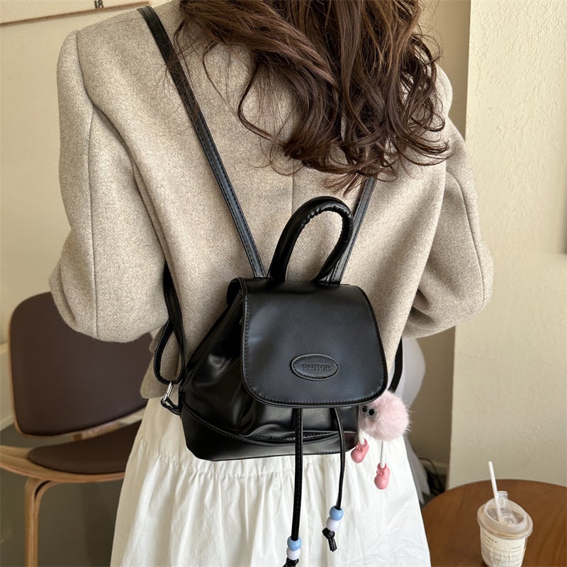 2023 New Retro Cute Denim Girl Backpack Ins Student Small Backpack Niche Schoolbag Travel Bag - Image 4
