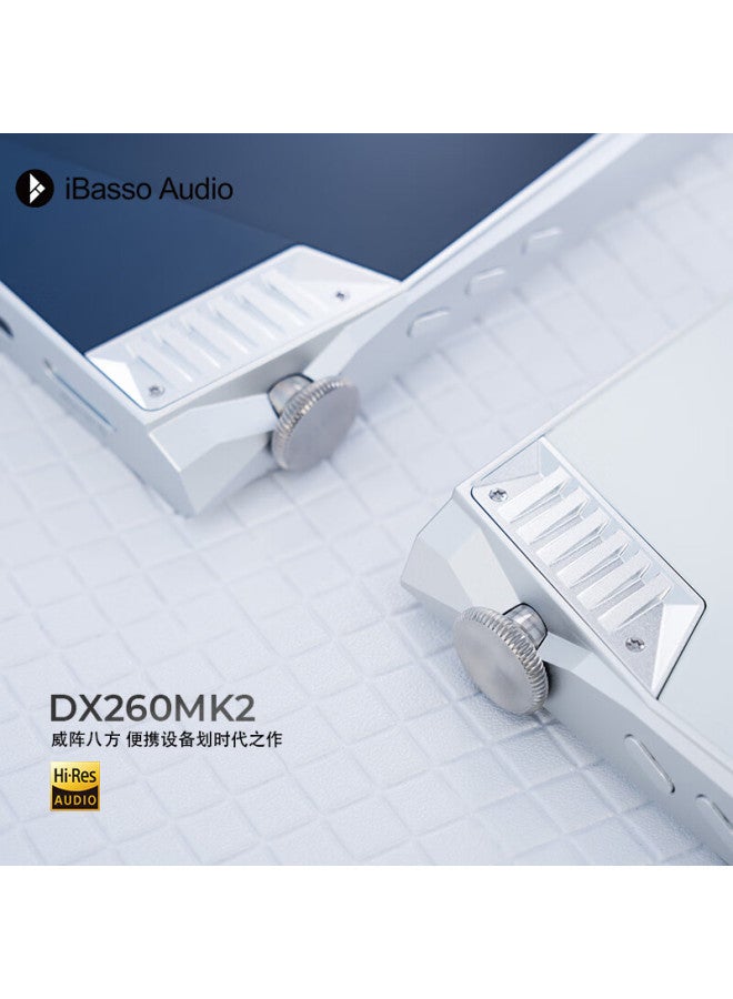 Ibasso Dx260mk2, Hifi Android Audiophile-grade Decoder, Dsd Lossless Music Player, Silver Blue