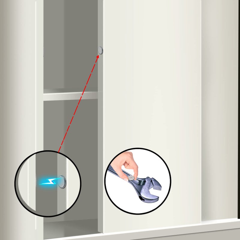 Mousike Magnetic Door Catch Ultra Thin Cabinet Magnets Stainless Steel Drawer Magnet Catch for Sliding Door Closure Kitchen Cabinet Cupboard Closet Closer (8Pack) - Image 4