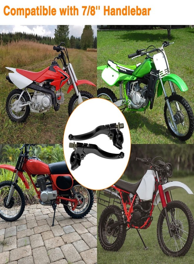 FVRITO 7/8" 22mm Universal Clutch Brake Handle Levers Perch for CRF50 CRF70 CRF80 CRF100 CRF150 XR50 XR80 XR100 ATC 200m Pit Dirt Bike Motor Motocross Motorcycle Baja Mini Bike MB200 Left and Right - Image 5