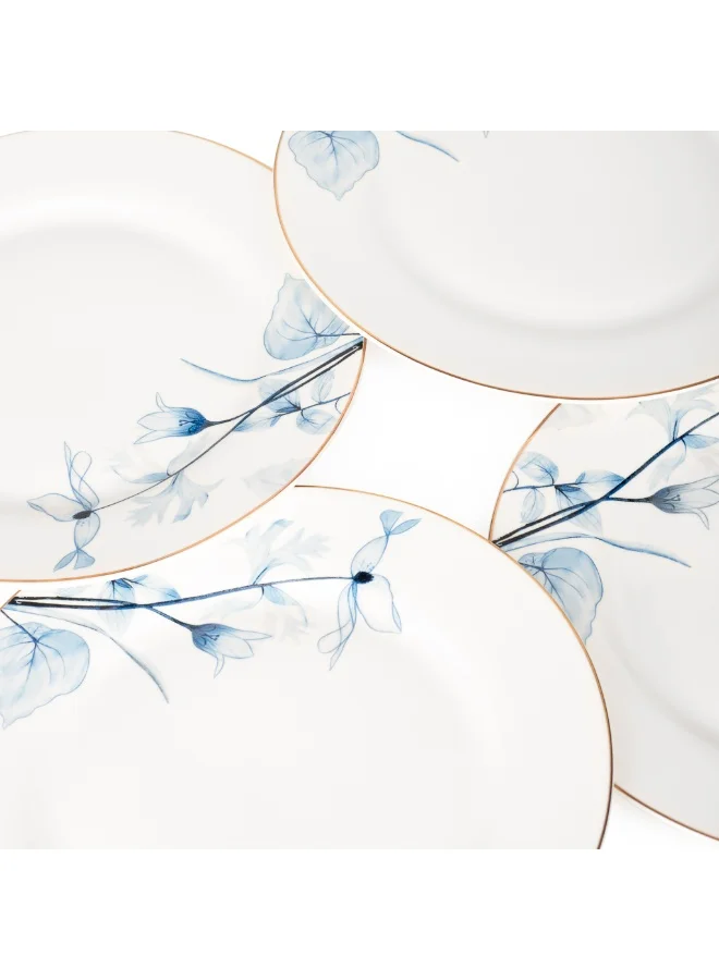 Fissman  4-Piece Dinner Plates 19cm Tableware Lyon Series, Porcelain Plate For Serving  | Best Price UAE