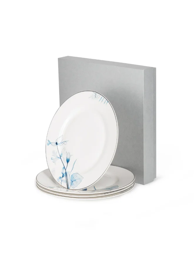 فيسمان 4-Piece Dinner Plates 19cm Tableware Lyon Series, Porcelain Plate For Serving