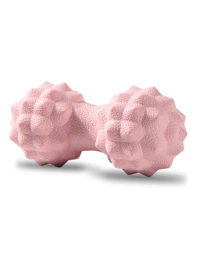 Generic - Peanut Massage Ball Double Lacrosse Massage Roller Ball for Deep Tissue Muscle Massage Physical Therapy Acupoint Myofascial Release Trigger Points Muscle Knots and Yoga Therapy Pink - Image 1