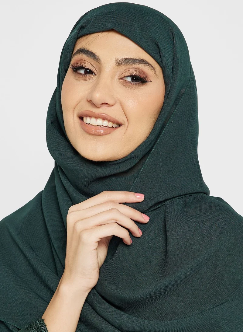 Khizana Embroidered Detail Abaya