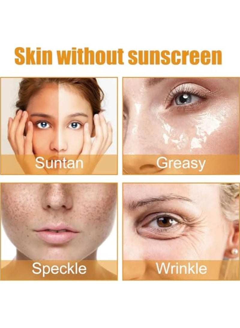 هويجي واقي الشمس SPF 50، كريم الشمس الجمال، كريم ترطيب للوجه والجسم، حماية من الأشعة فوق البنفسجية والأشعة فوق البنفسجية مع مستخلصات الأرز - Image 2