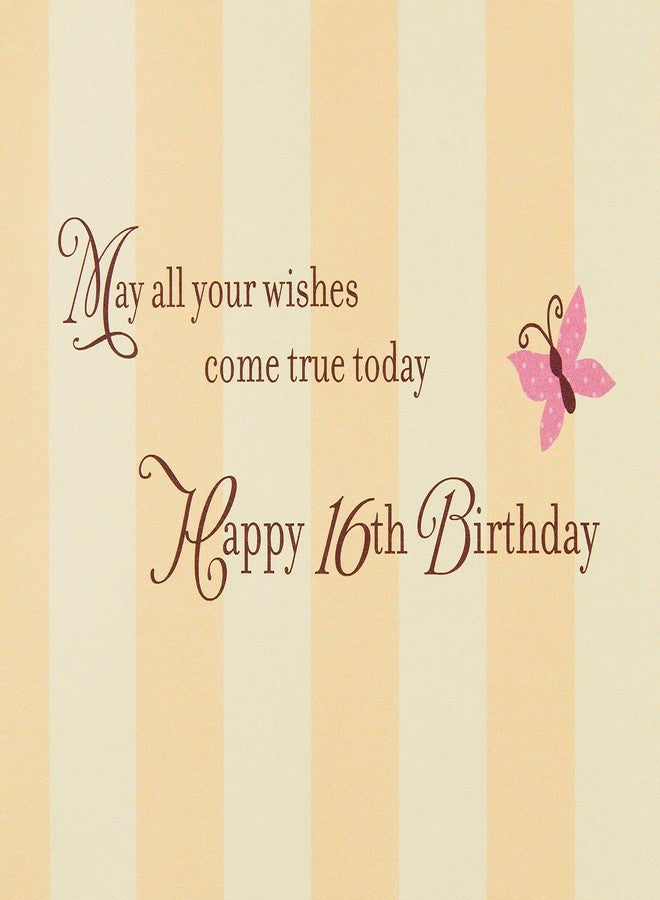 Papyrus Sweet 16 Birthday Card (Wishes Come True) - Image 3