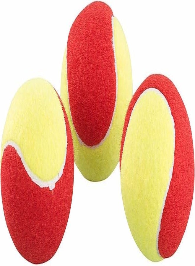 SAMEILI Rubber Super Bounce Tennis Ball - Lightweight & Durable for Tennis Courts and Cricket Tournaments - Ideal for All Matches (Pack of 3) - Image 1